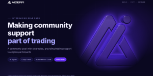 AiderFi Launches Gold Rush to Bring Community Support to Trading